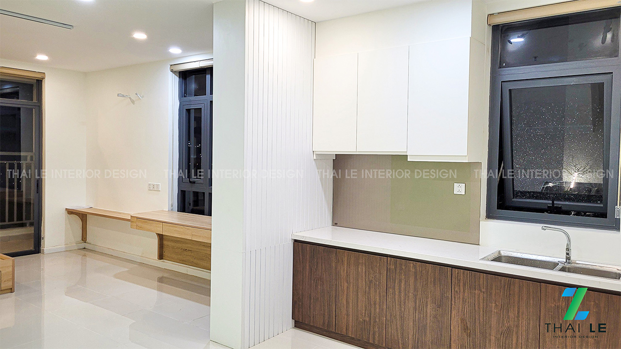 Thi công nội thất căn hộ Central Premium Q8 - B0820 - 49m2